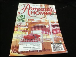 Romantic Homes Magazine December 2002 Festive Holiday Ideas: 20 Great Gifts - £9.43 GBP