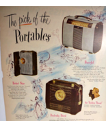 RCA Victor Portable Radio Print AD Pocket Size Carry Vintage 1948 Ready ... - £22.30 GBP