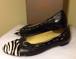 PRARI Shoes Size: 10 US (EUR 40) New SHIP FREE Leather Animal Hair Flats... - £159.07 GBP