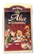 Walt Disney Masterpiece Alice in Wonderland VHS Tape Clamshell Cover - $6.00