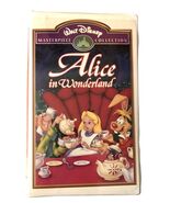Walt Disney Masterpiece Alice in Wonderland VHS Tape Clamshell Cover - $6.00