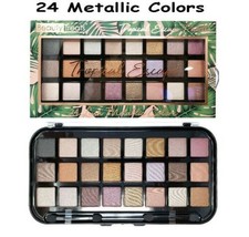 Beauty Treats Tropical Escape 24 Color Gold Metallic Shimmer Shadow Palette - $10.81