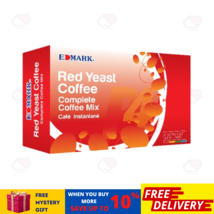 20&#39;s x 20g Edmark Red Yeast Coffee  Organic Blend for Optimal Cholestero... - £37.77 GBP