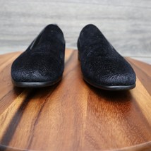 Robert David Shoe Mens 7M Black Calypso Embossed Slip On Damask Loafers - £31.27 GBP