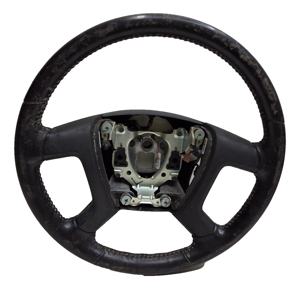 07 08 09 10 11 12 13 Chevy suburban Tahoe Silverado black leather steeri... - $39.59