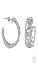 Sterling Lane ~ Pursue the Wild Embracing the Wild Hoop Earrings - £69.58 GBP