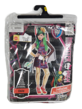 Monster High Jinafire Long Child Girl&#39;s 7 Piece Costume Small 4-6 New - £10.53 GBP