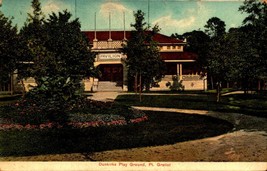 The Pavilion, Dunkirk Play Ground, Point Gratiot, Dunkirk NY 1909 Postcard bk49 - £4.74 GBP