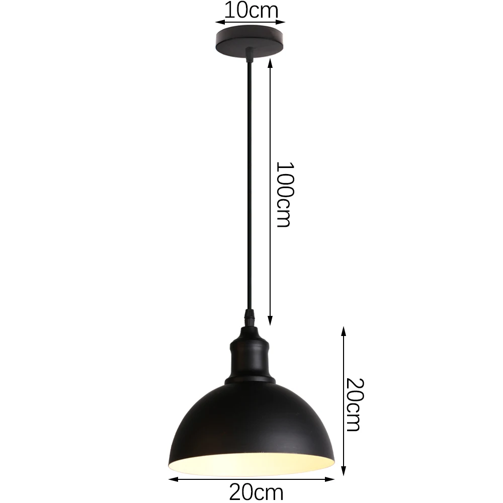   Hanging Loft Gl Lustre Pendant Light Industrial Decor Lights Fixtures E27/E26  - £172.81 GBP