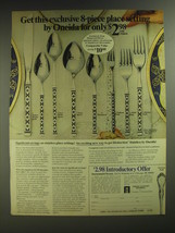 1974 Oneida Distinction Stainless Silverware Advertisement - £14.82 GBP