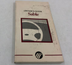 1996 Mercury Sable Owners Manual Handbook OEM H04B43026 - £21.57 GBP