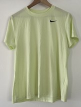 Nike Womens short sleeve Dri-Fit active neon yellow tee, size XL - $12.99