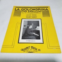 La Golondrina (The Swallow) by N. Sarradell - Hunter L. Kahler photo Sheet Music - $6.98