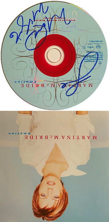 Primary image for Martina McBride signed 1999 Emotion Album Cover Booklet w/ Promo CD w/ Love- COA