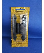 Vintage/NOS Amerock A-1620-CB Colonial Black Hinge Set - Weathered Steel... - $13.52 CAD
