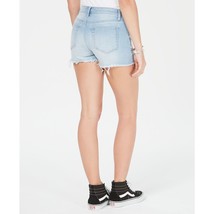 Tinsel Town Juniors Side striped Denim Shorts Size 5 Color Super Light Wash - £18.63 GBP