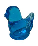 Blue Bird of Happiness Art Glass Figurine by Terra Studios Signed Leo Wa... - £12.67 GBP