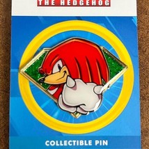 Sonic The Hedgehog Knuckles Echidna Golden Series Enamel Pin Figure Full Color - £7.49 GBP
