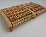 10 raw wooden wood roller foot massager stress relief pain health therapy relax thumb155 crop