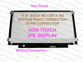 11.6&quot; Ips Wide Angle View Led Lcd Replacement N116BGE-E32 Rev.C1 Matte - £48.91 GBP