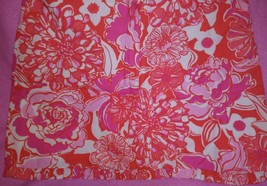 Lilly Pulitzer Tango Orange Floral  Skirt  Beautiful Sz 2 - £29.47 GBP