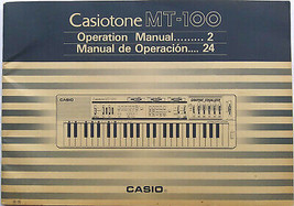 Casio MT-100 Casiotone Electronic Keyboard Original Owner&#39;s Manual Users... - $19.79