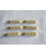 6x LEGO Light Brown Tan French Bread Baguette Food Accessory Friends Bak... - €8,01 EUR