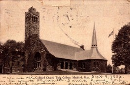 Undivided Back Postcard - Goddard Chapel, Tufts College, Medford, Ma (Rppc) BK57 - £3.16 GBP