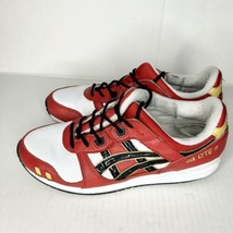 ASICS Gel Lyte 3 OG Classic Red &amp; Black Athletic Sneakers Mens Size 9.0 - £70.60 GBP