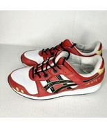 ASICS Gel Lyte 3 OG Classic Red &amp; Black Athletic Sneakers Mens Size 9.0 - £71.39 GBP