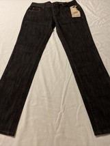 Chip &amp; Pepper Women&#39;s Jeans Steamer Lane Black￼ Skinny Junior Size 9 X 32 NWT - £30.14 GBP