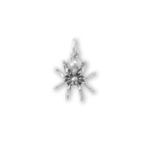 Sterling Silver 3D Spooky Spider Charm for Charm Bracelet or Necklace - £13.29 GBP