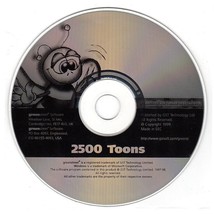2500 Toons (PC-CD, 1999) for Windows 3.1/95/98/NT - NEW CD in SLEEVE - £3.18 GBP