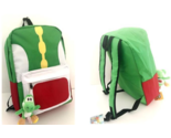 Green Yoshi Backpack School Backpack with bonus yoshi plush keychain - £22.31 GBP