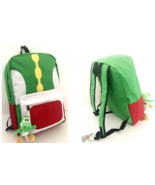 Green Yoshi Backpack School Backpack with bonus yoshi plush keychain - £22.31 GBP