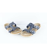 Vintage Birkis Birkenstock Womens 8 Distressed Leather Strap Buckle Sand... - $81.37 CAD