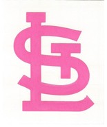 Pink St Louis Cardinals fire helmet window decal sticker up to 12 inches - £2.70 GBP+