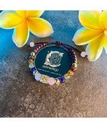 Love Goddess Bracelet with Rose Quartz and Tibetan Stone - £26.51 GBP