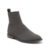 Eileen Fisher Sz 8 Jude Recycled Stretch Knit Bootie Graphite Gray Boots $235! - £73.81 GBP