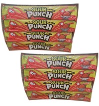 2 Packs Sour Punch Straws Strawberry Mouthwatering Sour Straws   24 ct /... - $49.99