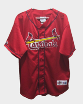 St. Louis Cardinals 8 Diamond Collection MLB Vintage Sewn Majestic Red Jersey XL - $62.01