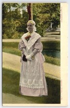 Netherlands Friesland Woman Beautiful Dress c1910 Postcard L22 - £10.22 GBP