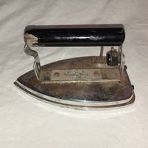 Vintage ACE Travel Iron, 110V, 250W, Wooden Handle - £6.35 GBP