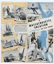 1948 Massachusetts Vacation Brochure Bay State Year Round  - $20.85