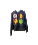 Disney Store Marvel Avengers Blue Full Zip Hoodie Mens Sz M - $369.50 MXN