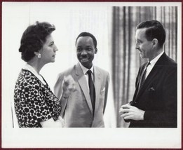 1961 Original Press Photo Elizabeth C. Driscoll Julius K. Nyerere R. Austin Acly - £22.18 GBP