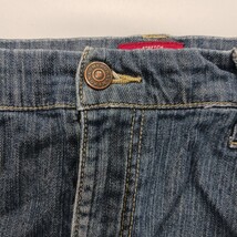 Merona RN#17730 Women's Blue Cotton Blend Stretch Denim Skirt Size 14 Waist 34" image 4