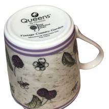 Queens by Churchill 2 VTG Country Garden Coffee Tea Cup Set- Fine China Floral - £20.13 GBP