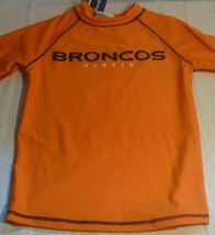 NFL 2024 NEW DENVER BRONCOS COMPRESSION SHIRT YOUTH LARGE 14/16 UV50 PRO... - £16.17 GBP