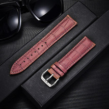 24mm Purple Calfskin Leather (Change Tool + Springs Included) Watch Strap/Band - £7.90 GBP